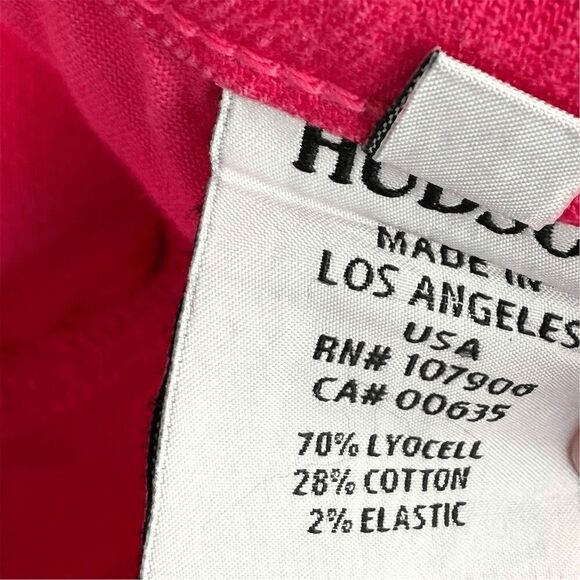 Hudson Women's Super Skinny Waxed Jeans Pink Size 25 - Picture 7 of 8